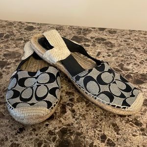 Coach slingback Espadrilles